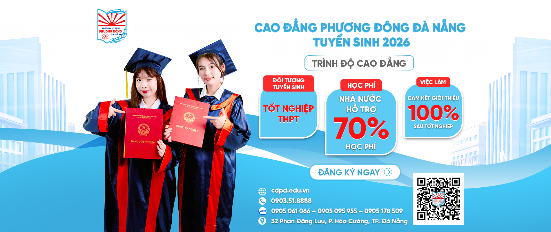 Tuyển sinh Cao đẳng Phương Đông Đà Nẵng 2026